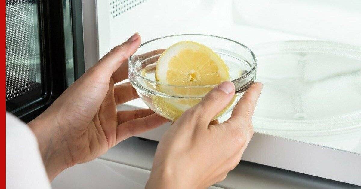 Как убрать запах из микроволновки