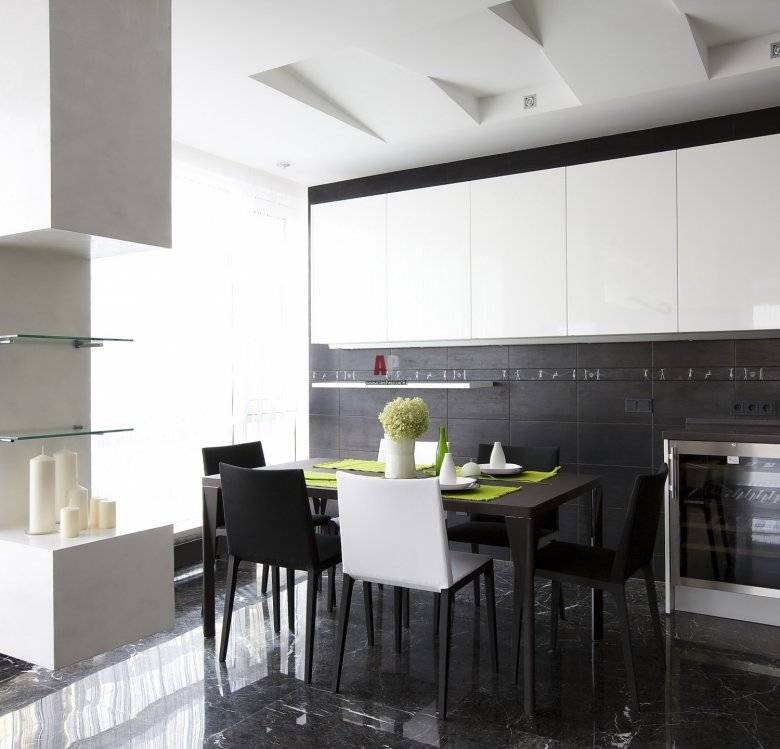 Кухня гостиная в стиле минимализм: 100 примеров стильного дизайна