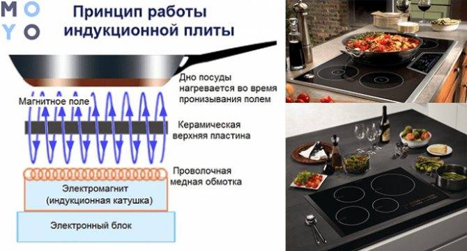 Индукционная плита: принцип работы, функционал, плюсы и минусы