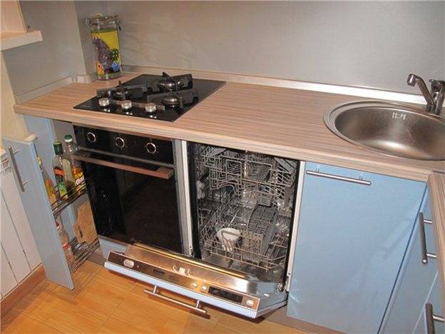 Не встраиваемая посудомойка в шкафу — критерии выбора, советы по установке