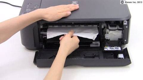 Что делать, если принтер пишет «замятие бумаги», хотя замятия нет