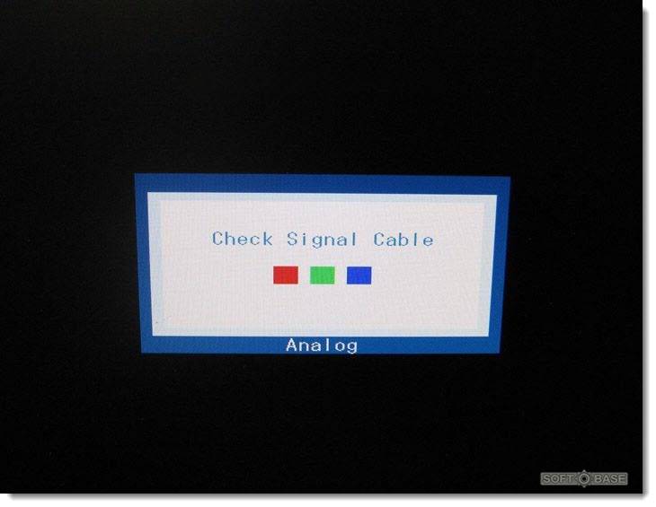 Сигнал есть но нет изображения на мониторе