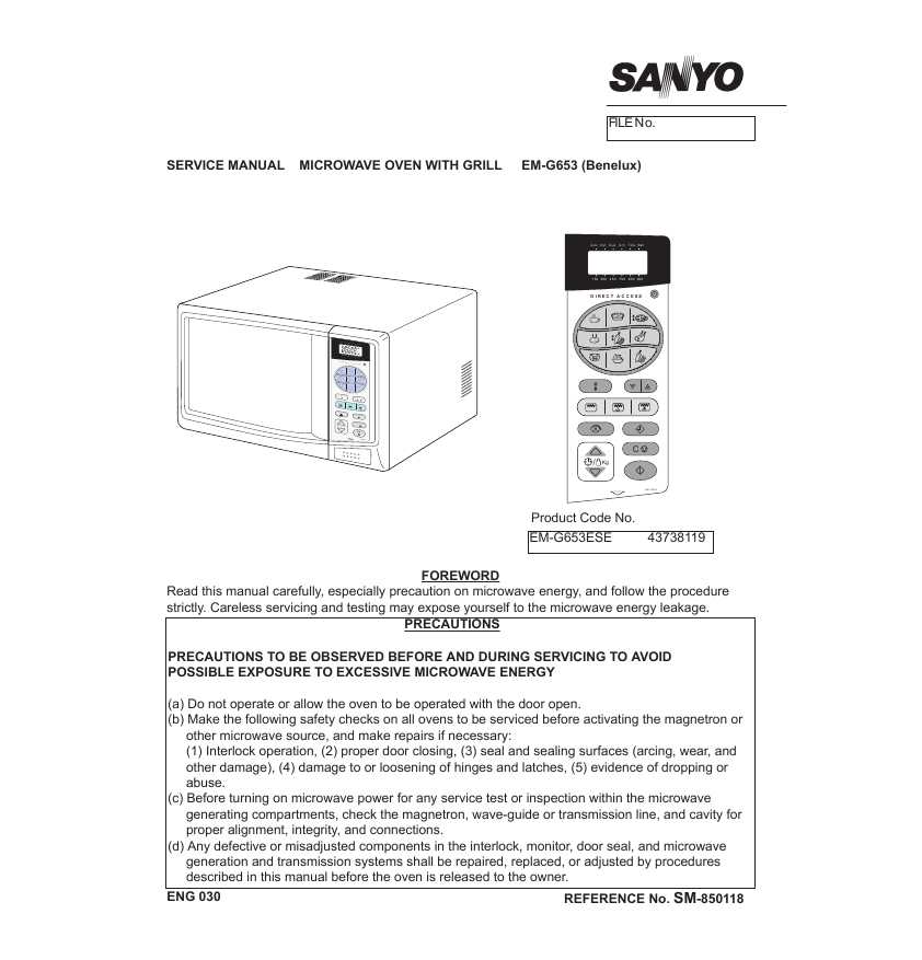 Sanyo em g1573v схема