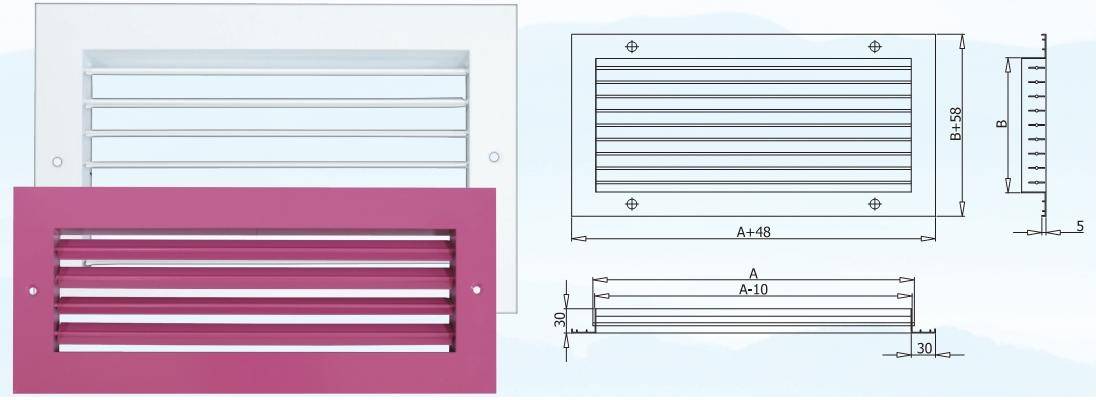 Вентиляционная решетка с обратным клапаном: преимущества, принцип действия. выбор и установка вентиляционной решетки с обратным клапаном