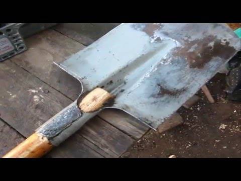 Черенок для лопат - как сделать? производство своими руками
