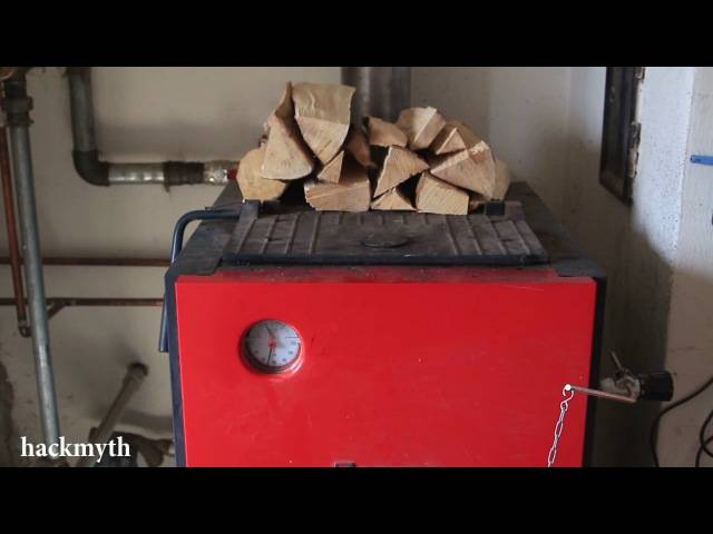 Как правильно топить котел дровами