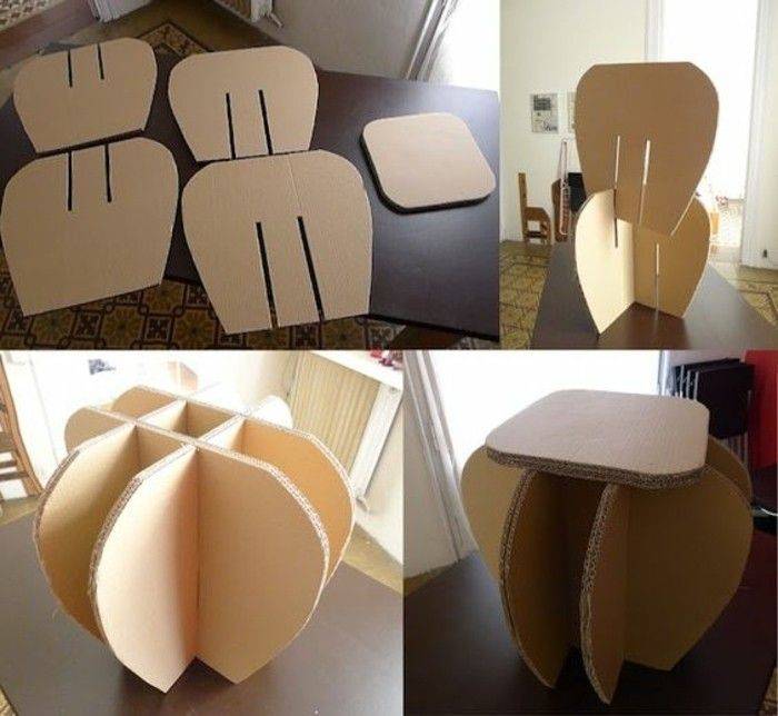 Конструирование из бумаги стол и стул. способы создания бумажной мебели своими руками, схемы и важные нюансы. для изготовления бумажной мебели понадобятся