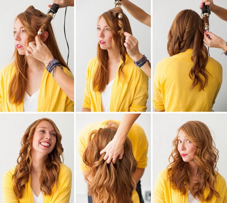 Как сделать волнистые волосы с помощью хвоста