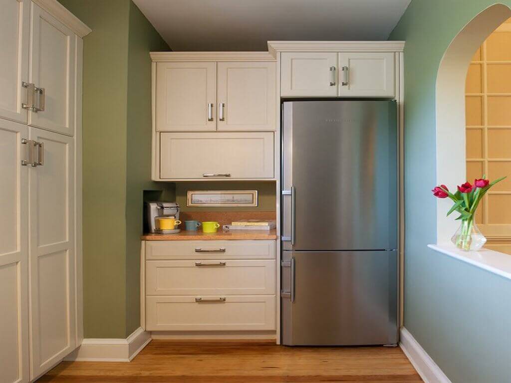 Как расположить холодильник на кухне – 60 фото и 13 принципов